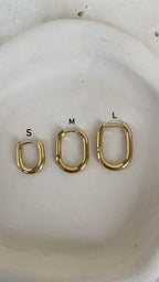 Boucles D'Oreilles Oval