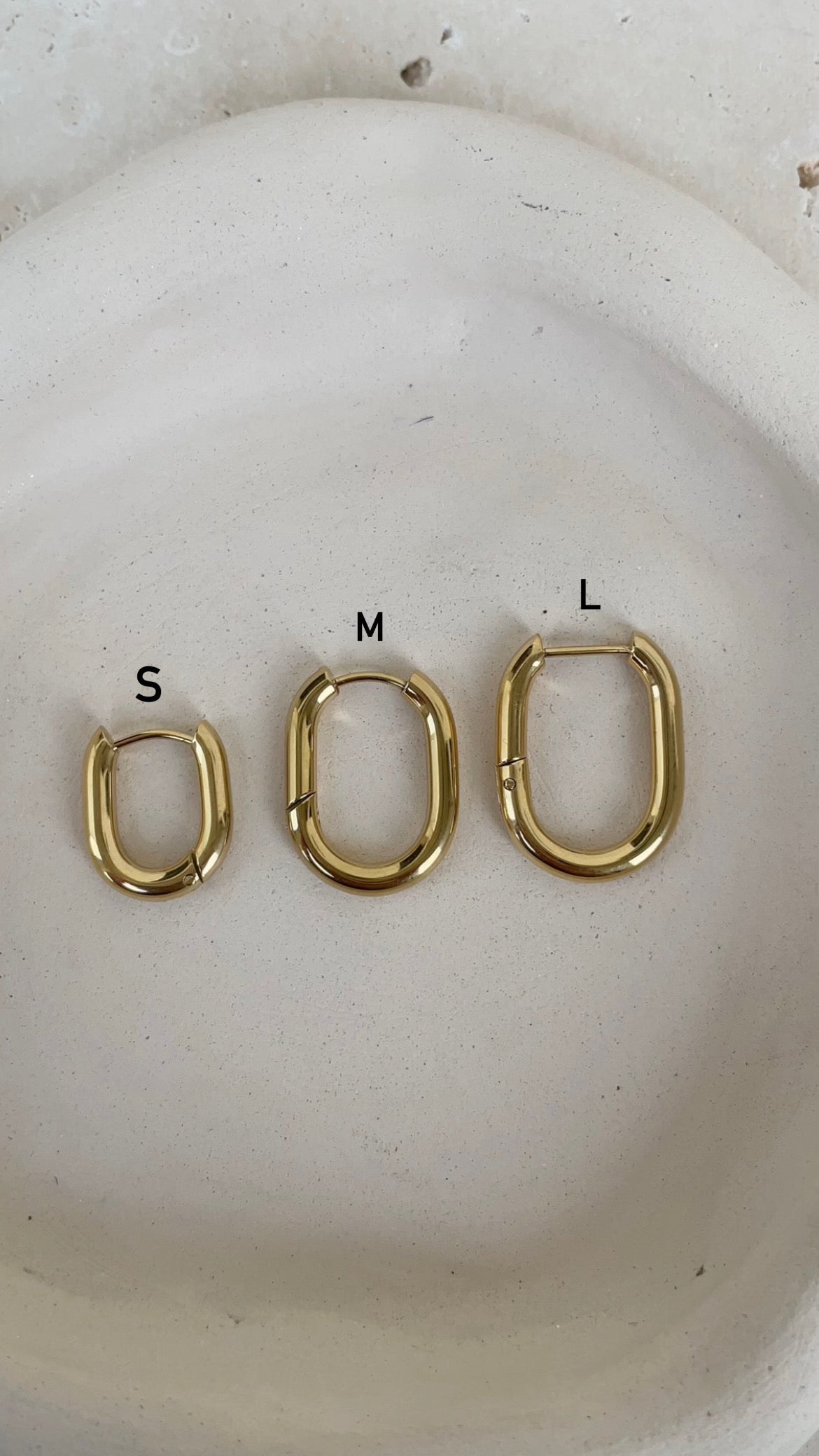 Boucles D'Oreilles Oval