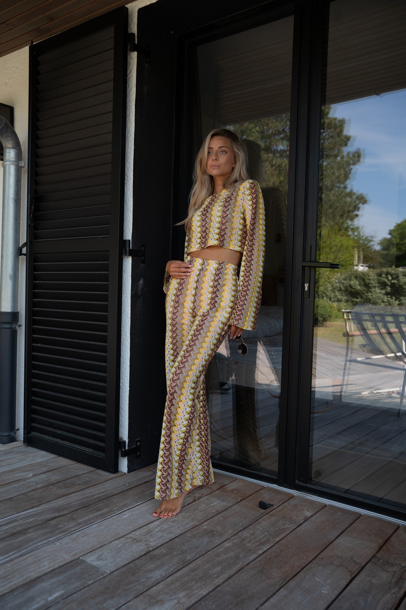Blouse Brodée Yolande - Jaune