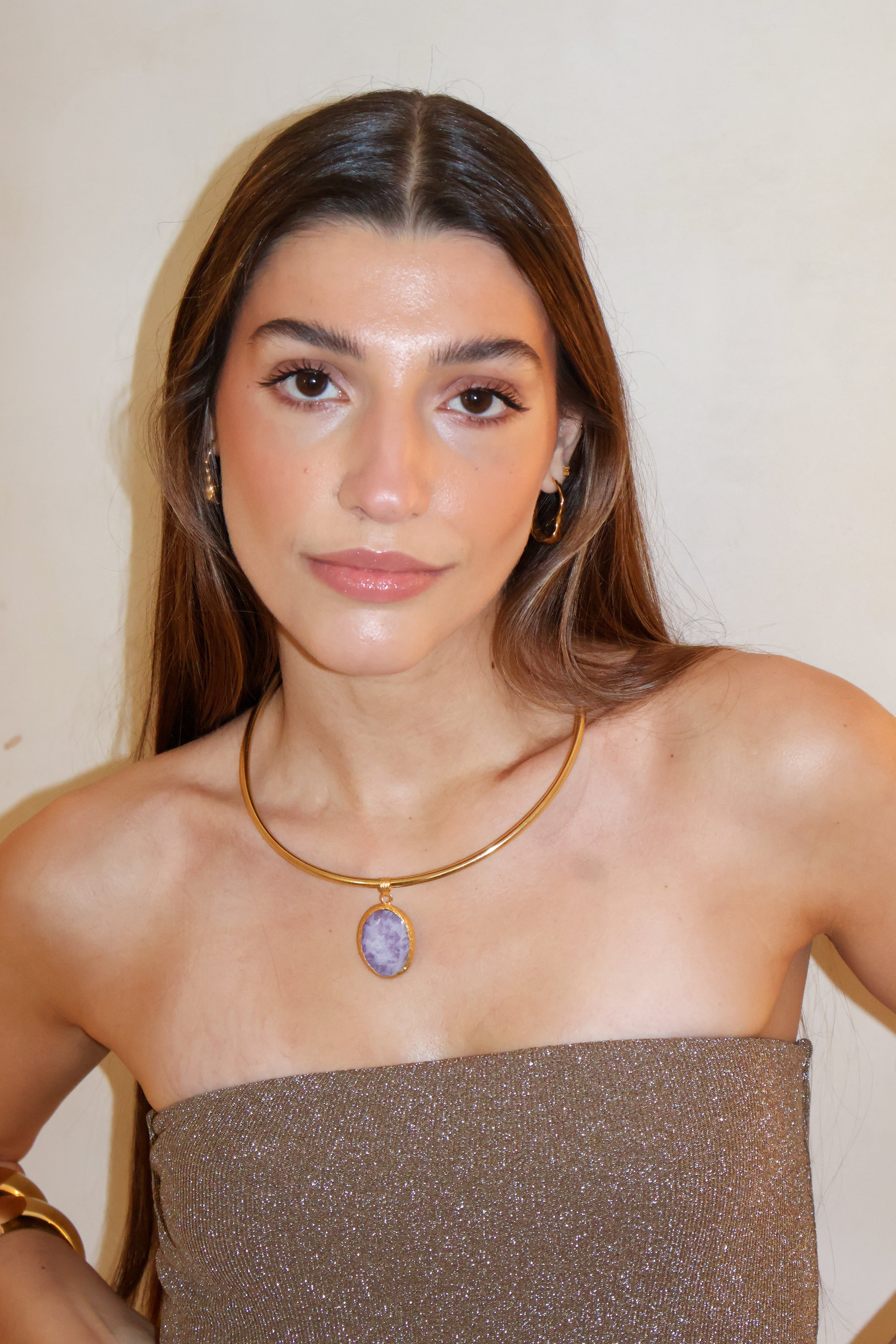 Chocker Amuleto Lila