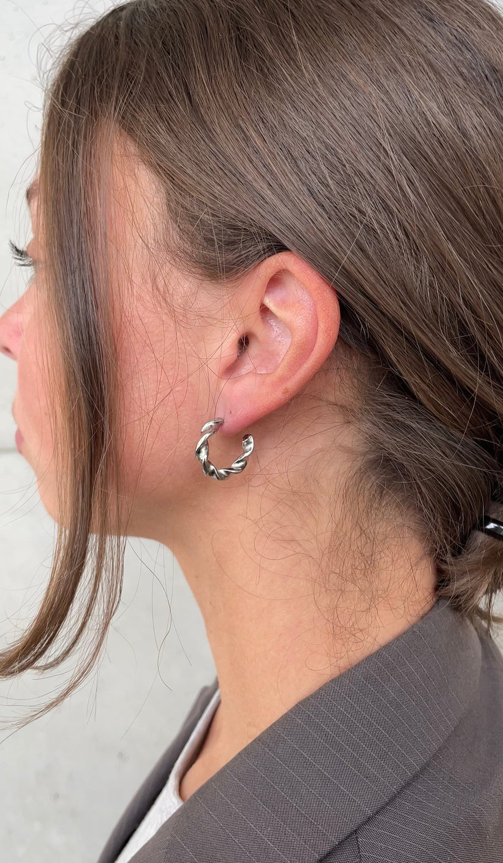Boucles D'Oreilles Small Torsade