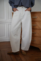 Jean Ample Izabel - Blanc