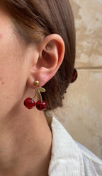 Boucles D'Oreilles Mini Cherry