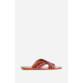 Vanessa Bruno - Sandales En Raphia & Cuir - Multico/Rose