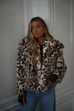 Manteau Fourrure Jina - Léopard