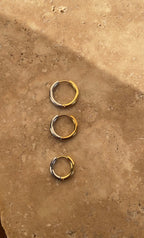 Boucles D'Oreilles Bicolor Thin Classic