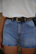 Ceinture Cuir Dallia - Noire