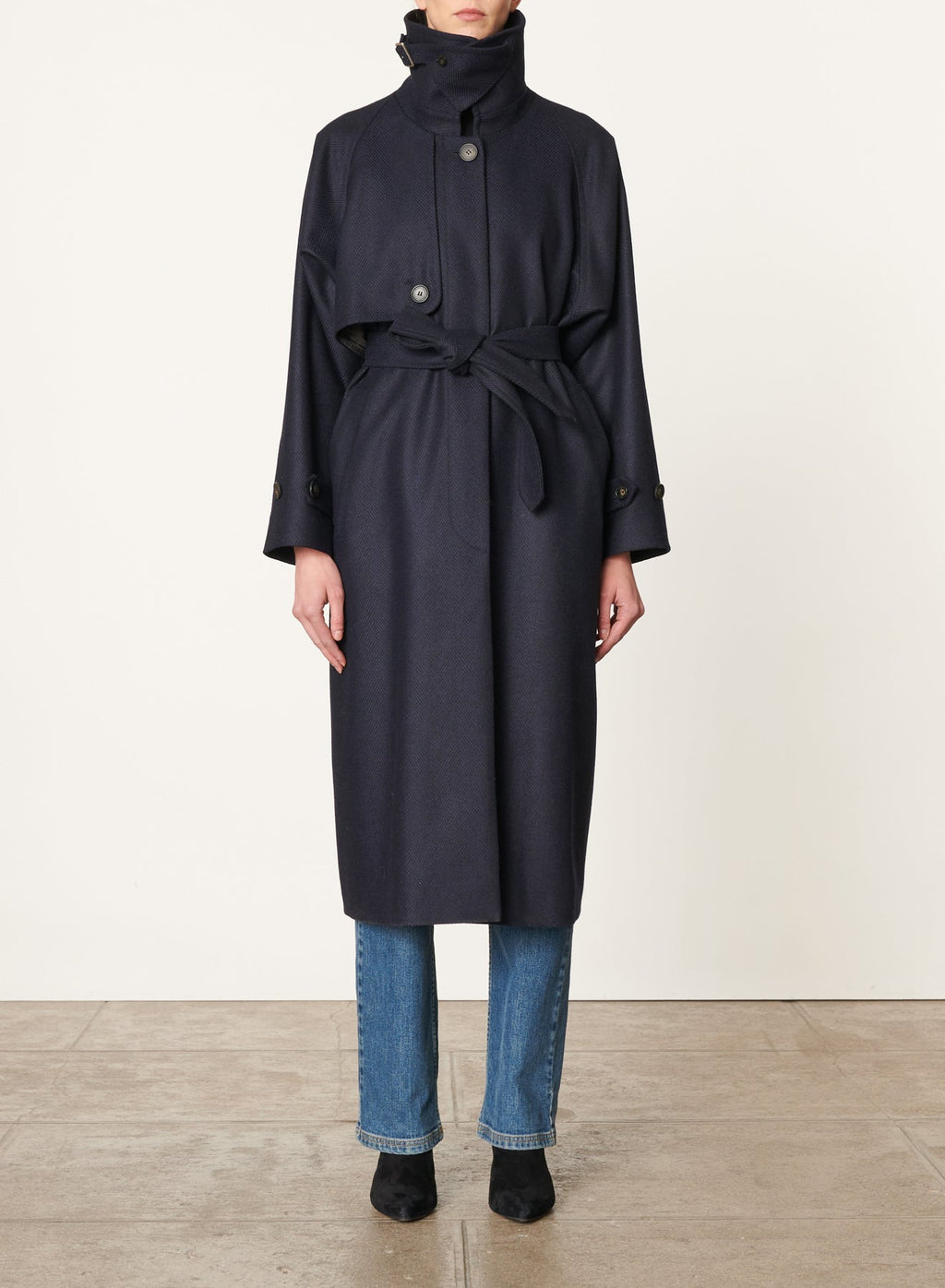 Vanessa Bruno - Trench Dexter - Marine & Noir