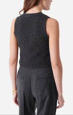 Vanessa Bruno - Gilet De Costume Denso - Anthracite Chine