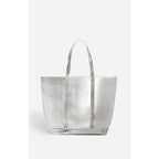 Vanessa Bruno - Cabas L En Cuir Lisse - Argent