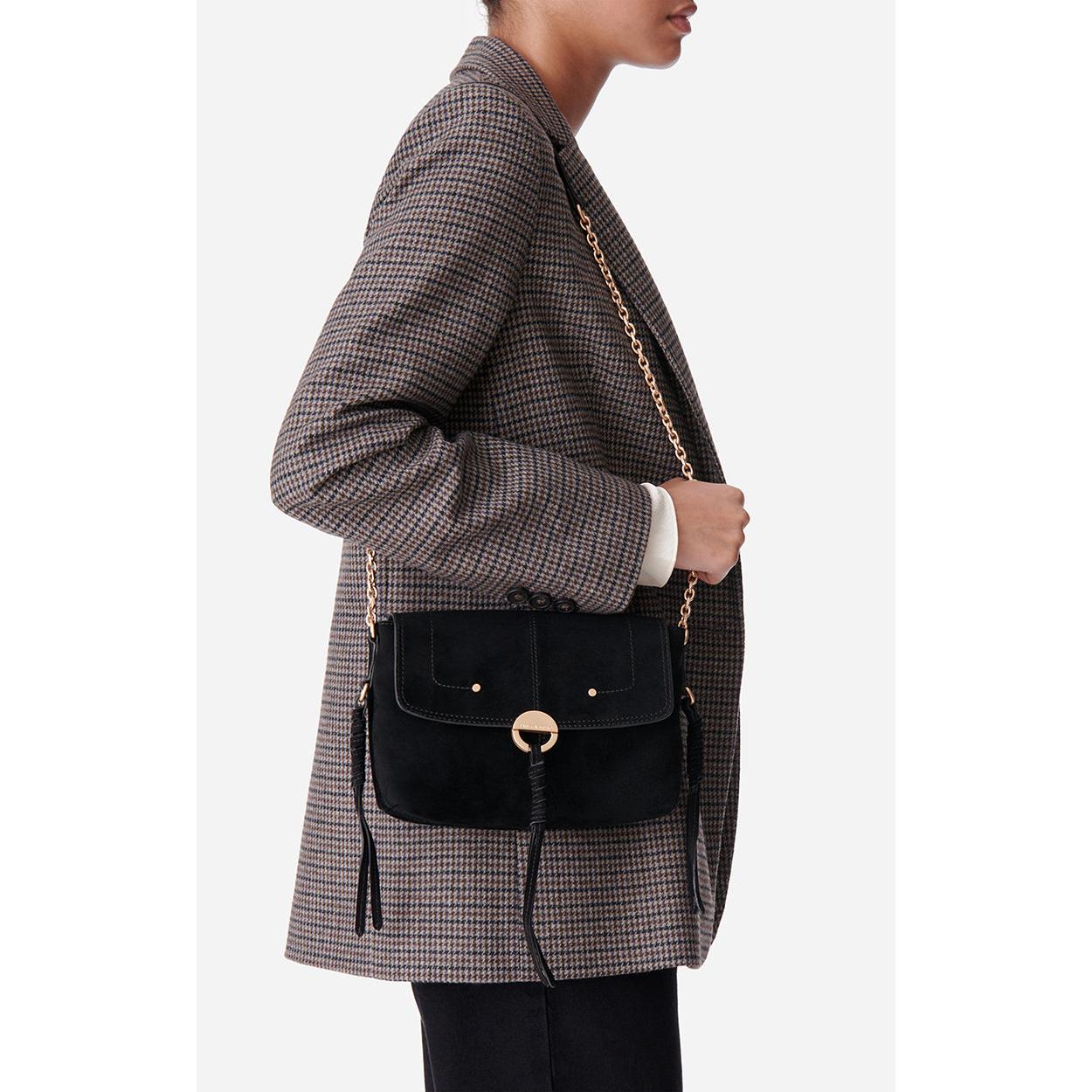 Vanessa Bruno - Petit Sac Othilia En Cuir Velours - Noir