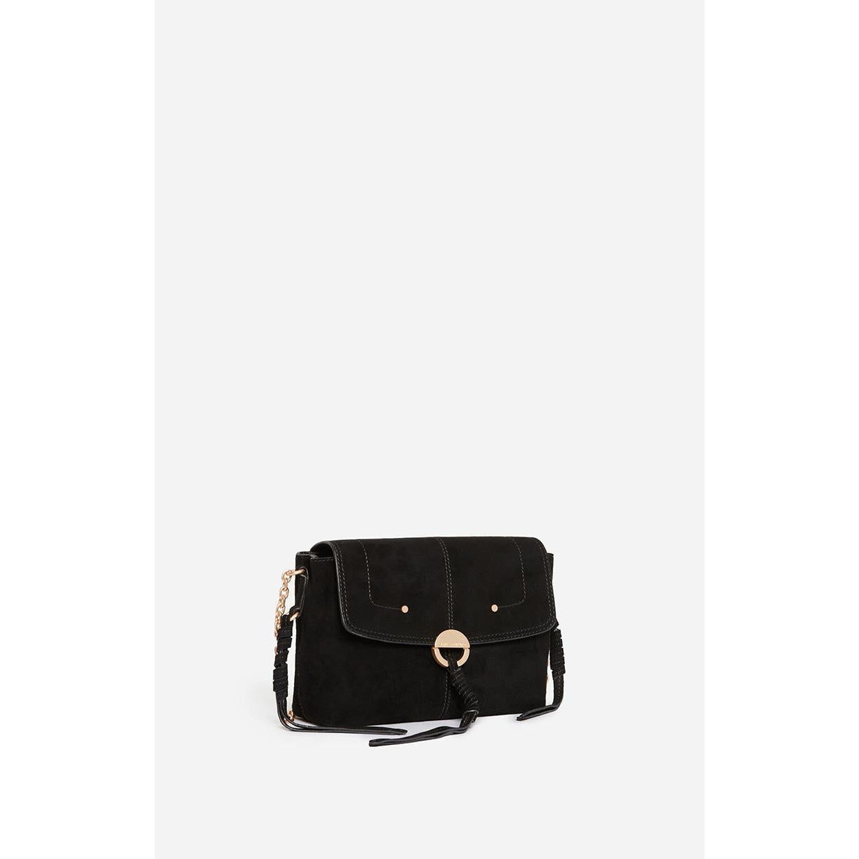 Vanessa Bruno - Petit Sac Othilia En Cuir Velours - Noir