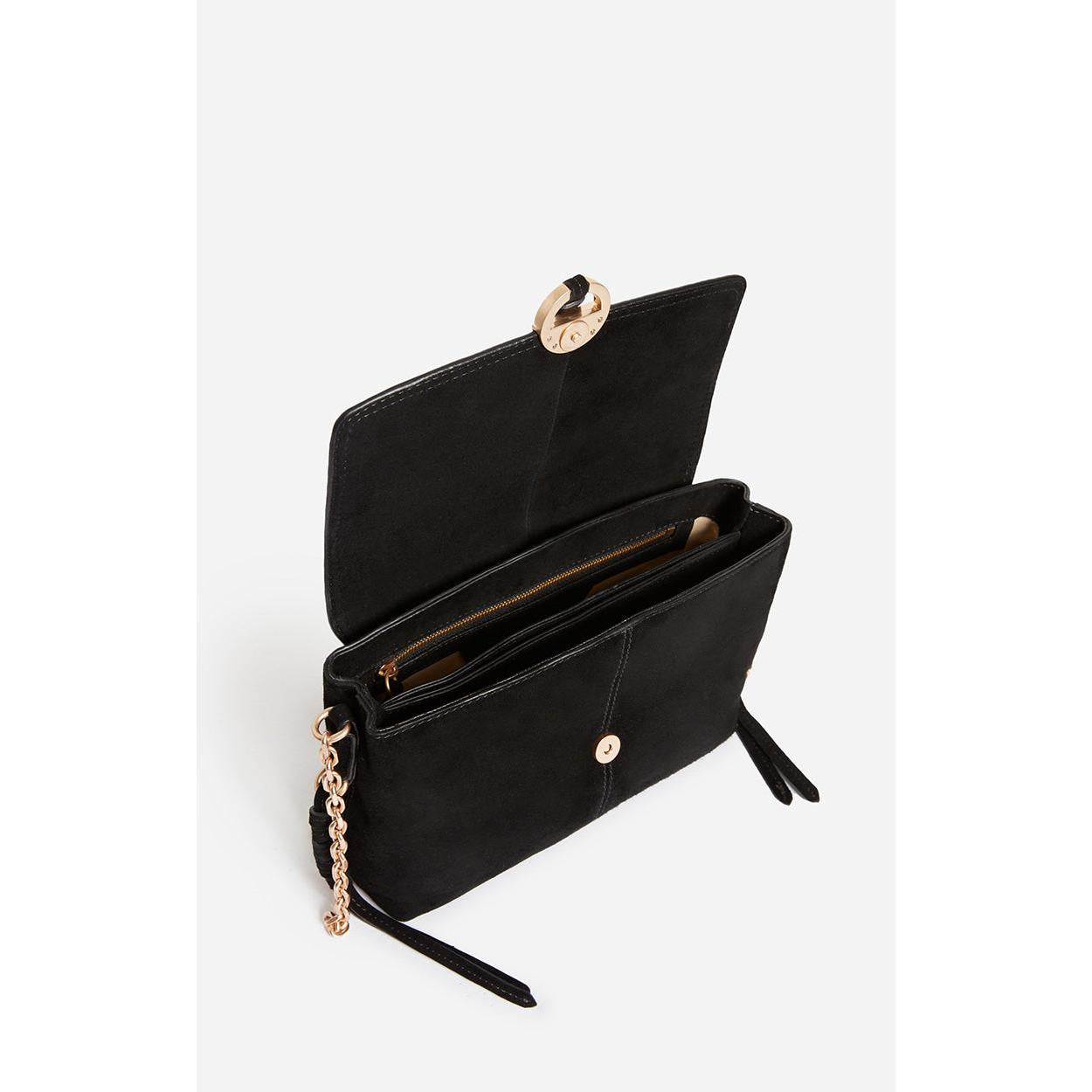 Vanessa Bruno - Petit Sac Othilia En Cuir Velours - Noir