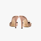 Catena Blush High-Heel Mule Pump