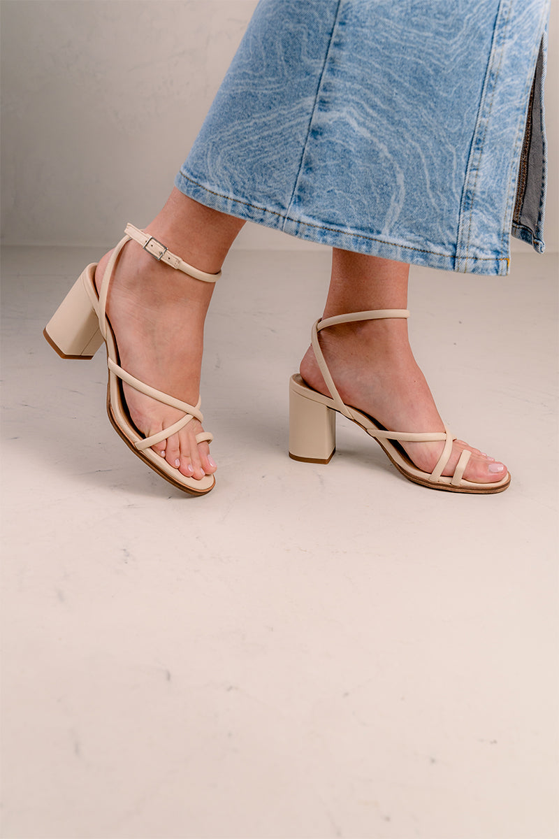 Sandales À Talons Mara - Beige
