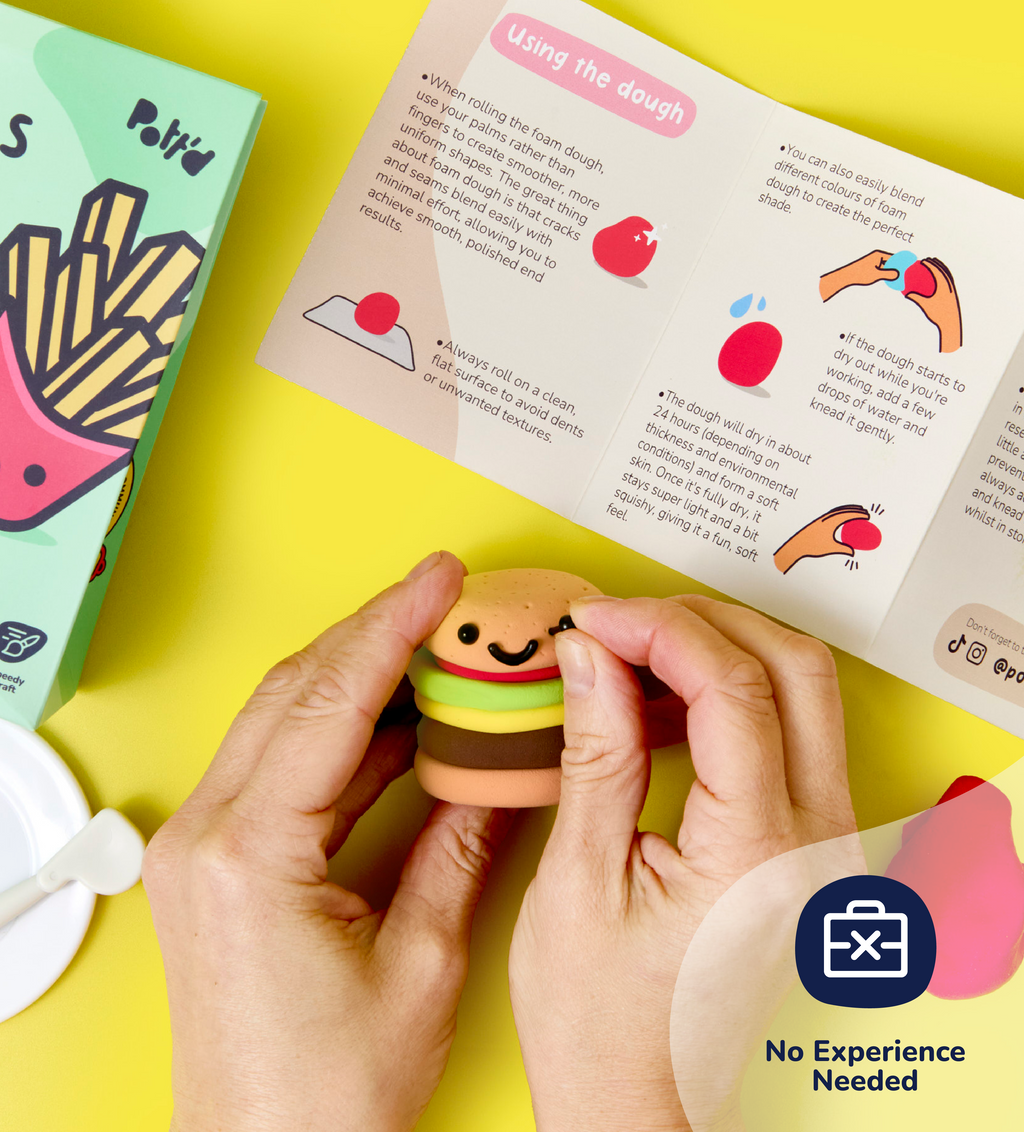 Pâte À Modeler - Petites Gourmandises : Burger & Frites