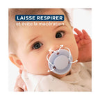 Lot De 2 Sucettes Rondes +6 Mois