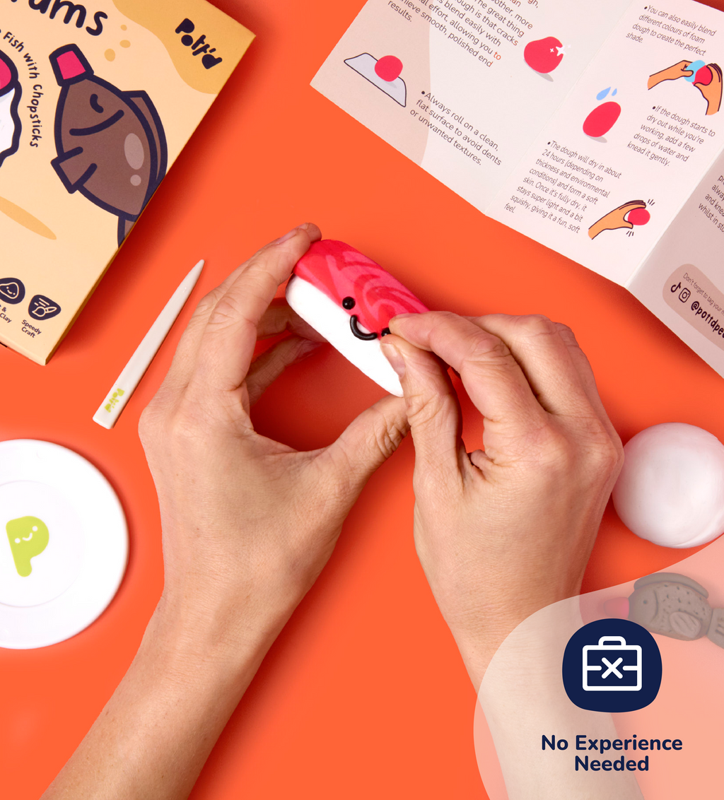 Pâte À Modeler - Petites Gourmandises : Sushi & Poisson Sauce Soja