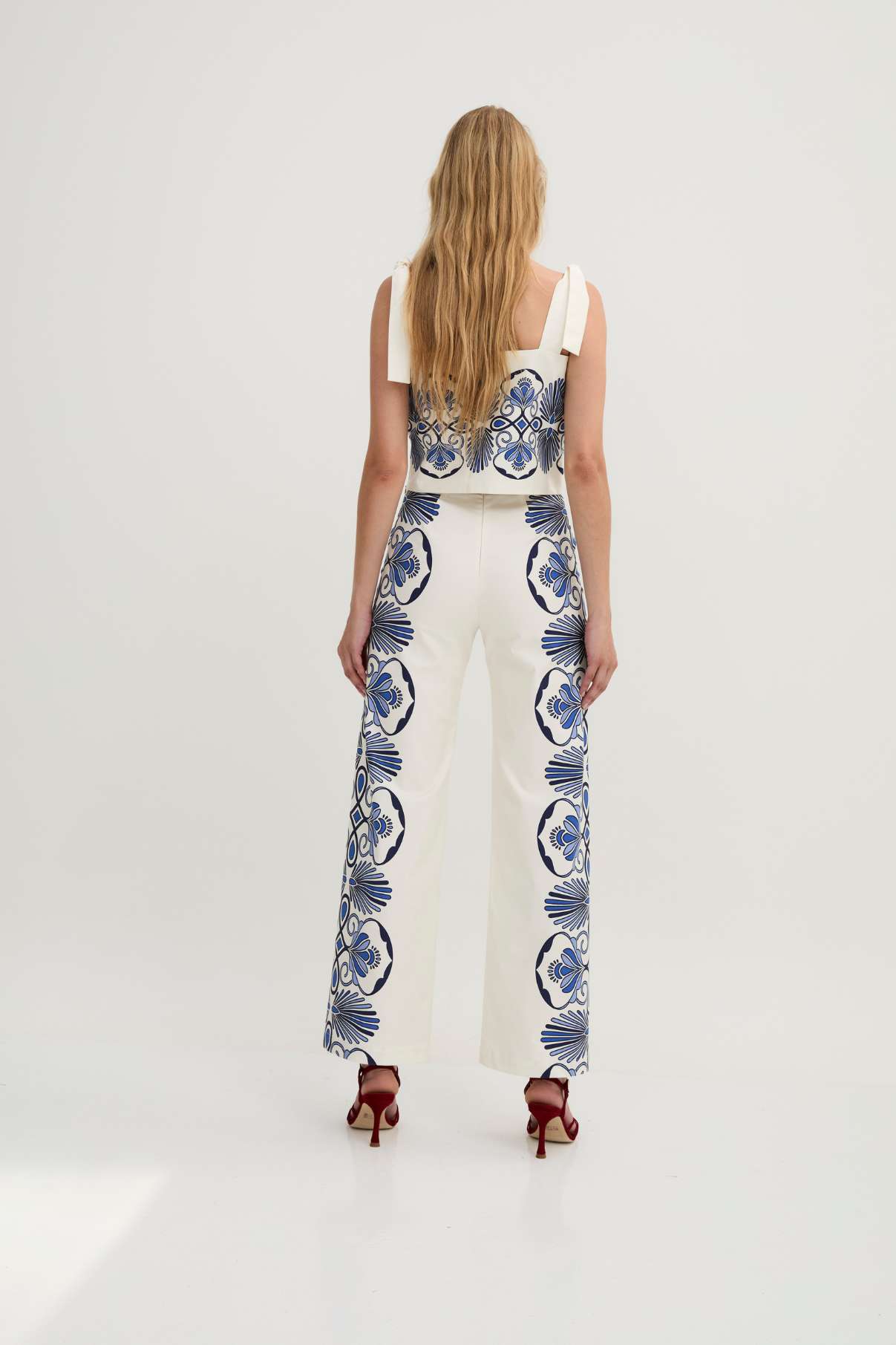 Pantalon Positano Coton Écru