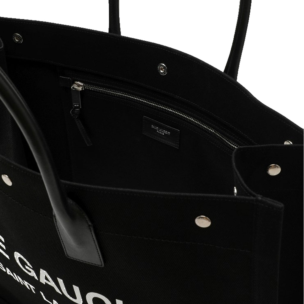 Saint Laurent Rive Gauche Tote Bag - Black - Femme