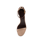 Valentino Tiny Chain Leather Sandals - Beige - Femme