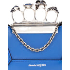 Alexander Mcqueen Jewelled Mini Bag - Blue - Femme
