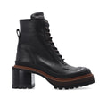 Bottes See By Chloe Mahalia Leather Lace-Up - Black - Femme