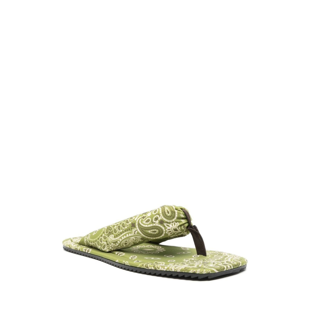 Claquettes The Attico Indie Thong - Green - Femme