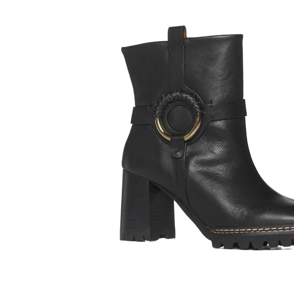 Bottes See By Chloe Hana Leather - Black - Femme