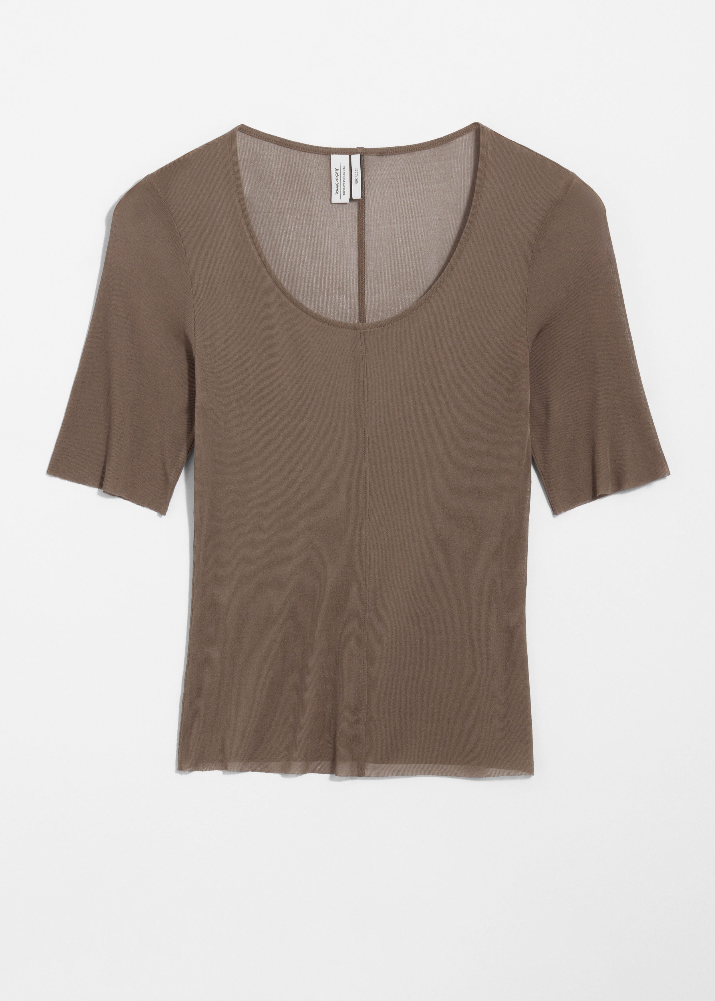 Top St Ezia En Soie - Marron