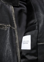 Veste En Cuir St Mariette - Noire