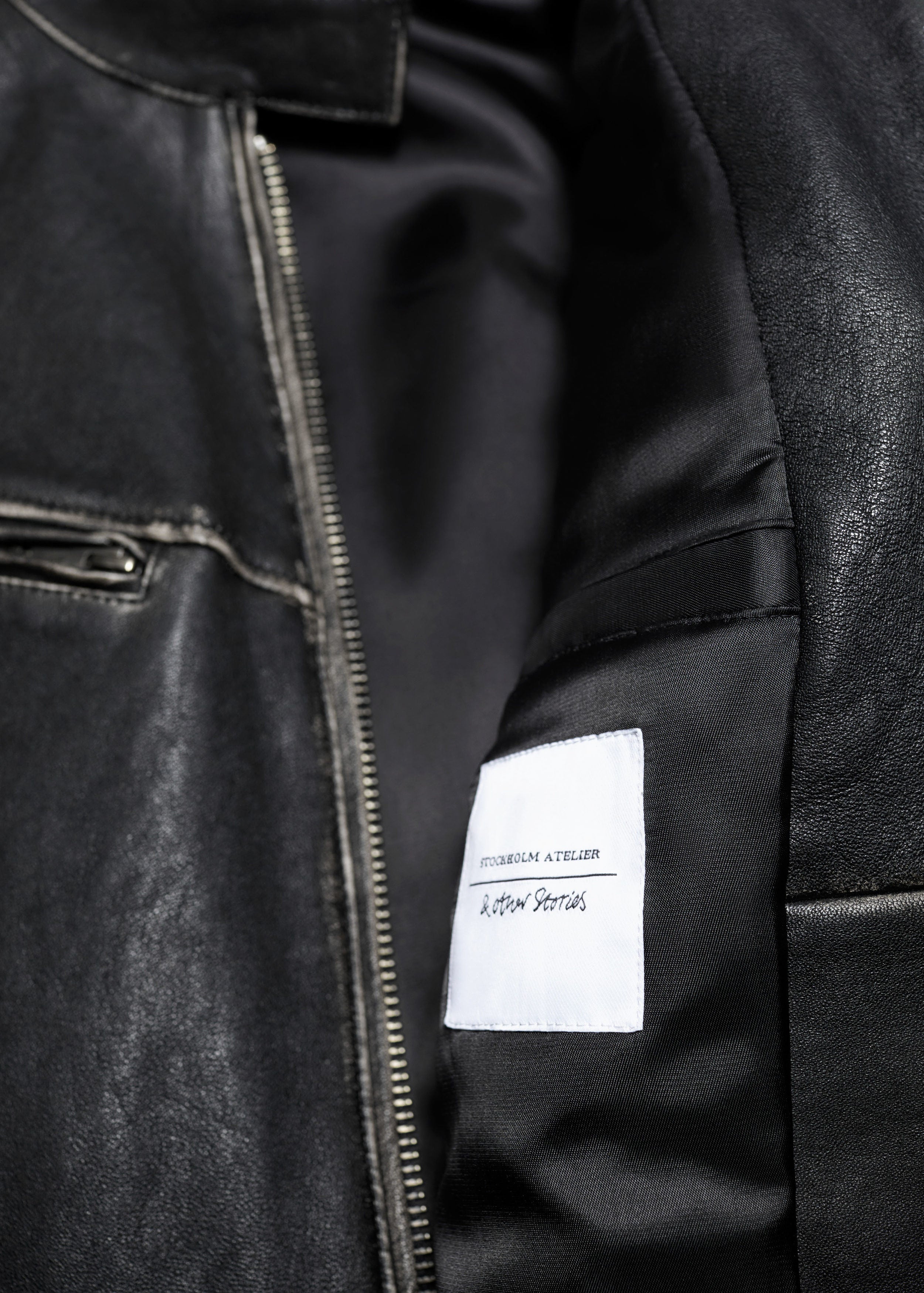 Veste En Cuir St Mariette - Noire