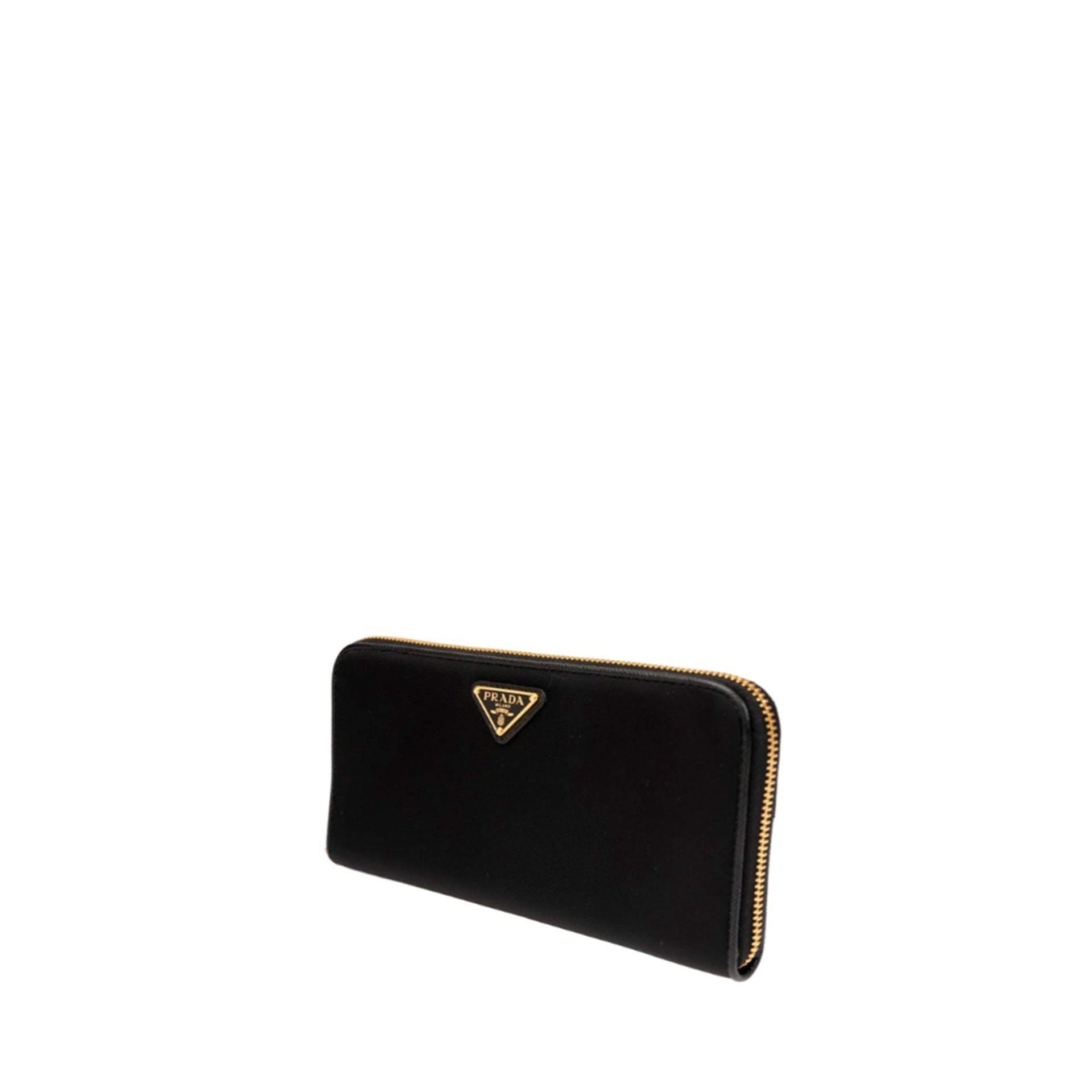 Prada - Portefeuille Nylon Logo - Femme - Black