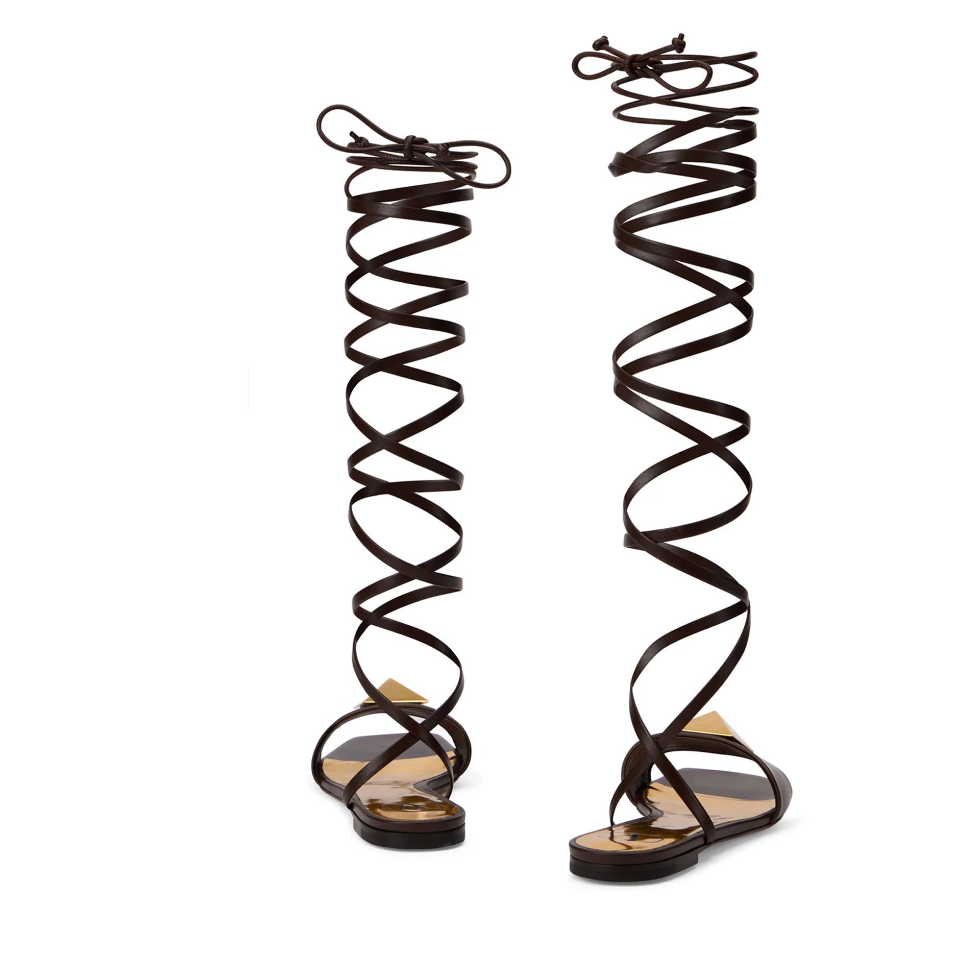 Sandales - Valentino Garavani Spiral - Brown