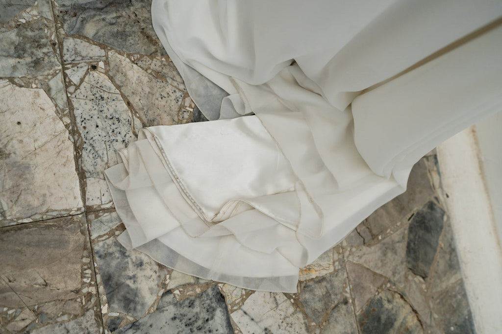 Robe De Mariée Rose - Blanc Soie