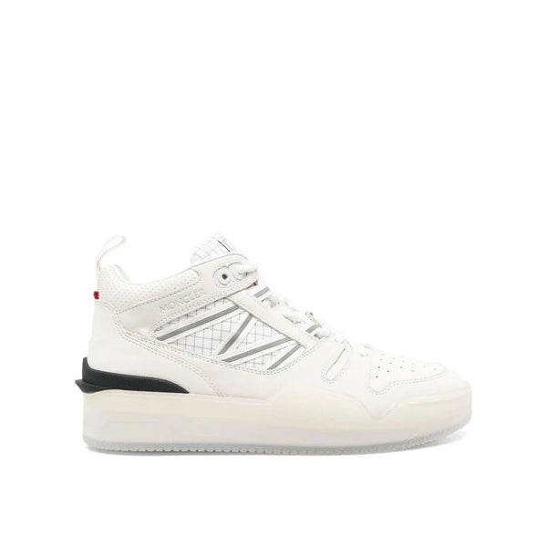 Baskets Moncler Pivot Leather - White - Femme