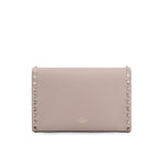 Valentino Garavani Rockstud Leather Crossbody Bag - Pink - Femme