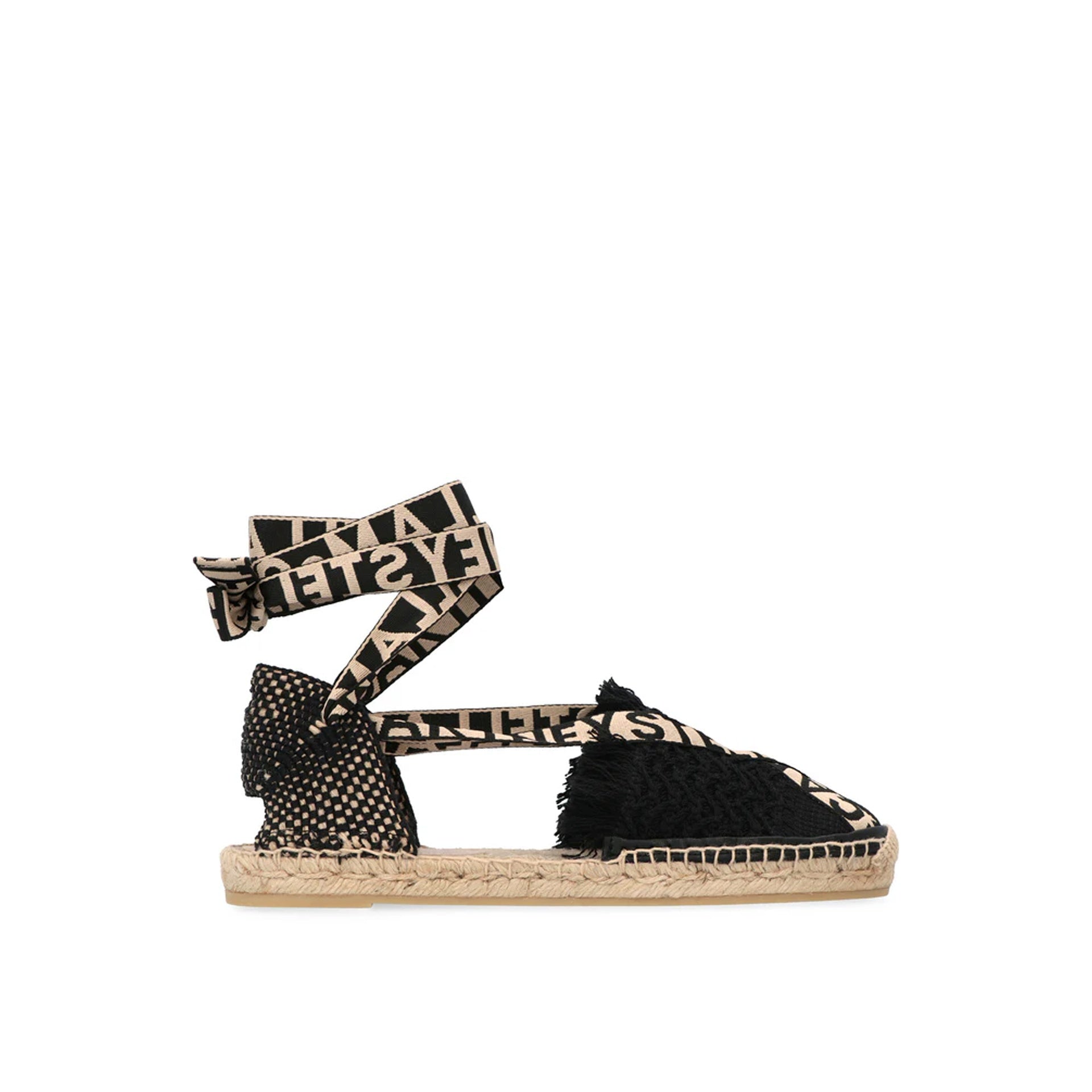 Espadrilles Stella Mccartney Gaia Canvas - Black - Femme