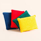 Éponges Lavables - 4 Couleurs - 12 Éponges