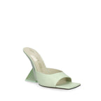 Sandales The Attico Cheope 105 Leather - Green - Femme