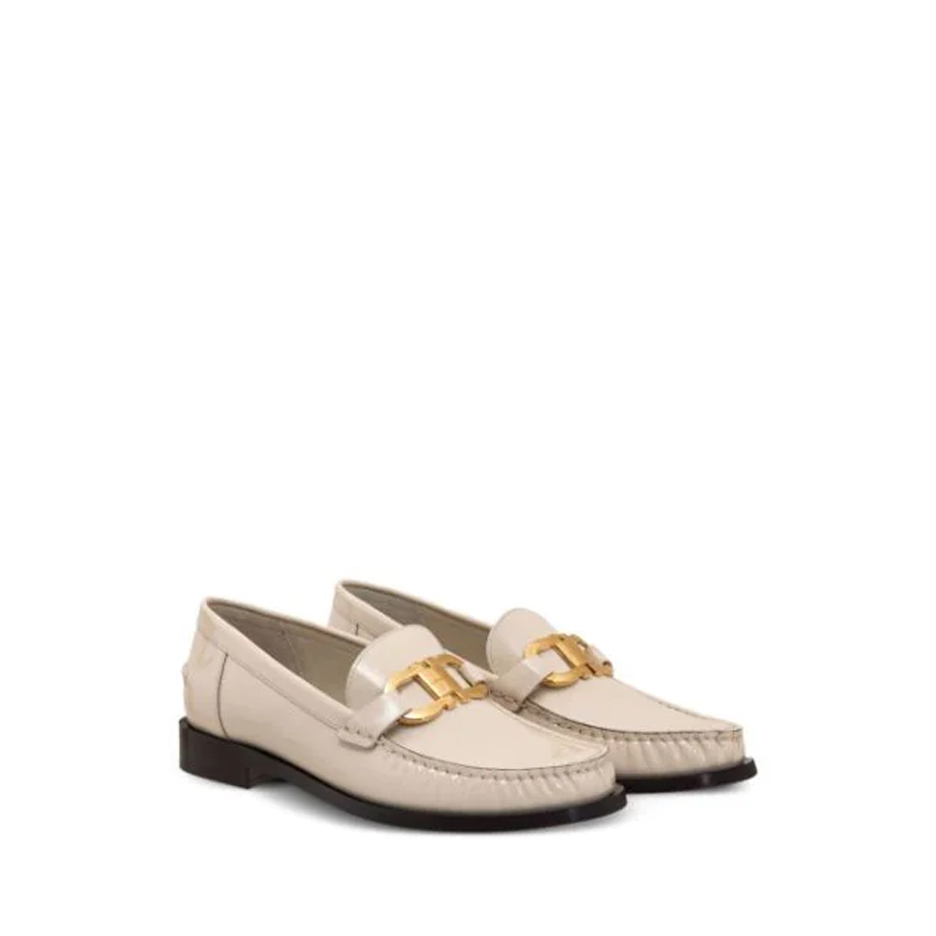 Mocassins Salvatore Ferragamo Maryan Leather - Cream - Femme