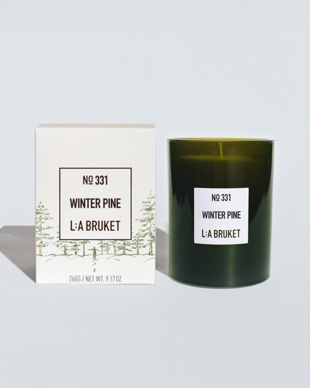 331 · Bougie Parfumée · Winter Pine · 260 G
