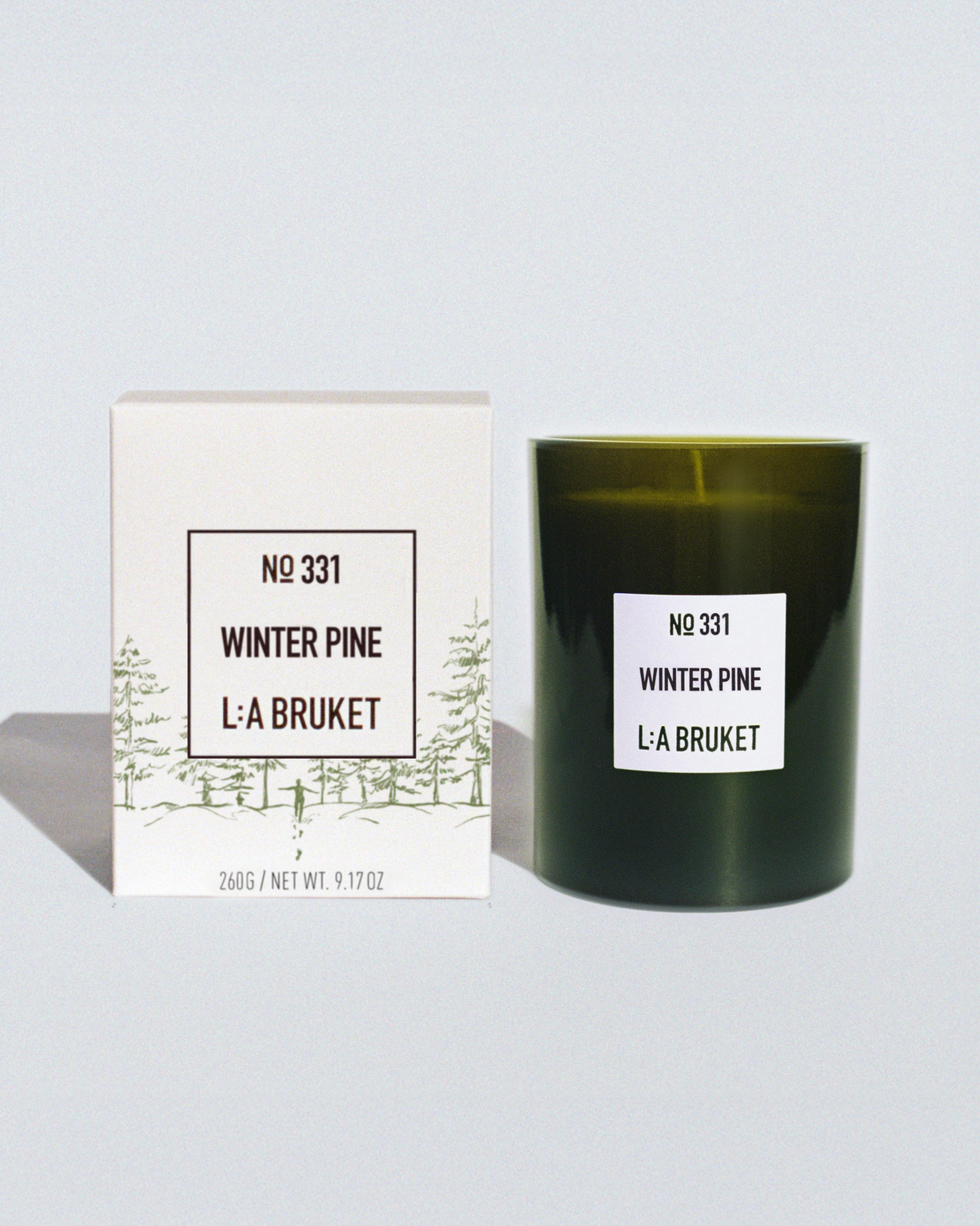 331 · Bougie Parfumée · Winter Pine · 260 G