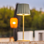 Abby - Lampe De Table Sans Fil - Acier - Vert