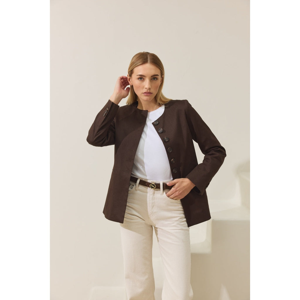 Veste Le Nicholson - Marron Fonce