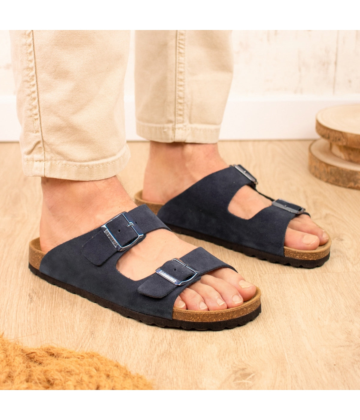 Sandales Bleu - Homme