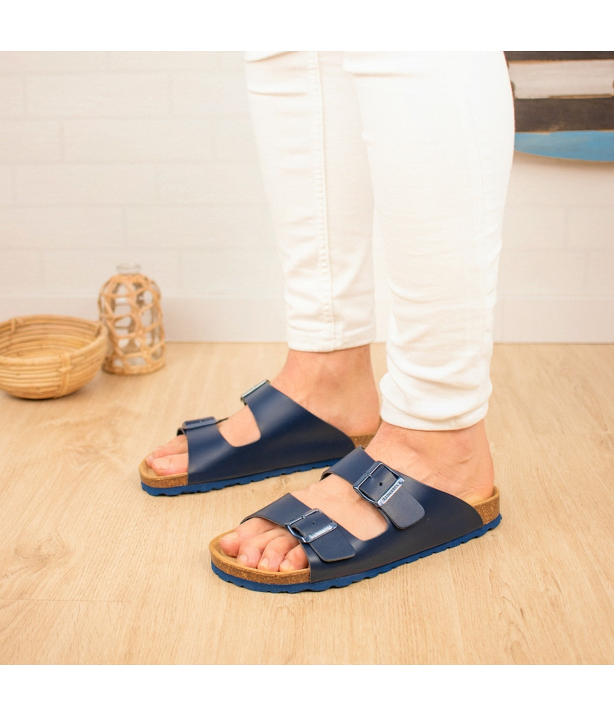 Sandales Bleu - Homme