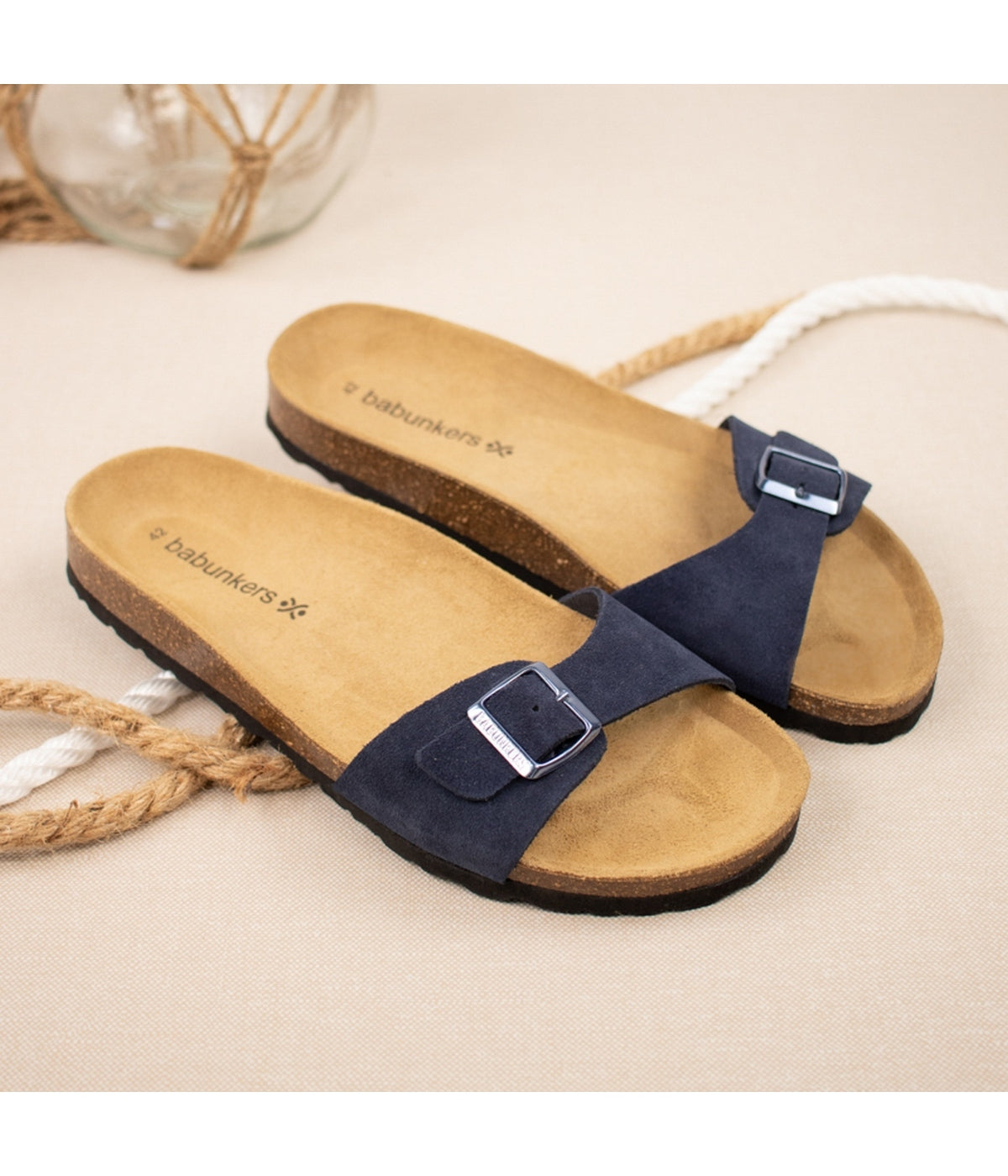 Sandales Bleu - Homme