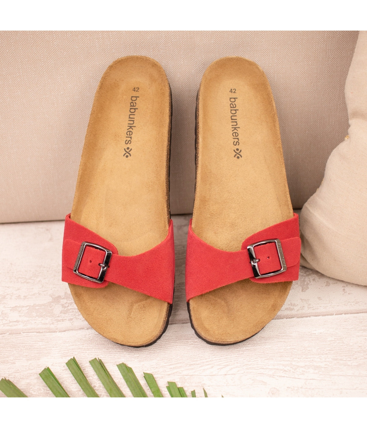 Sandales Rouge - Homme