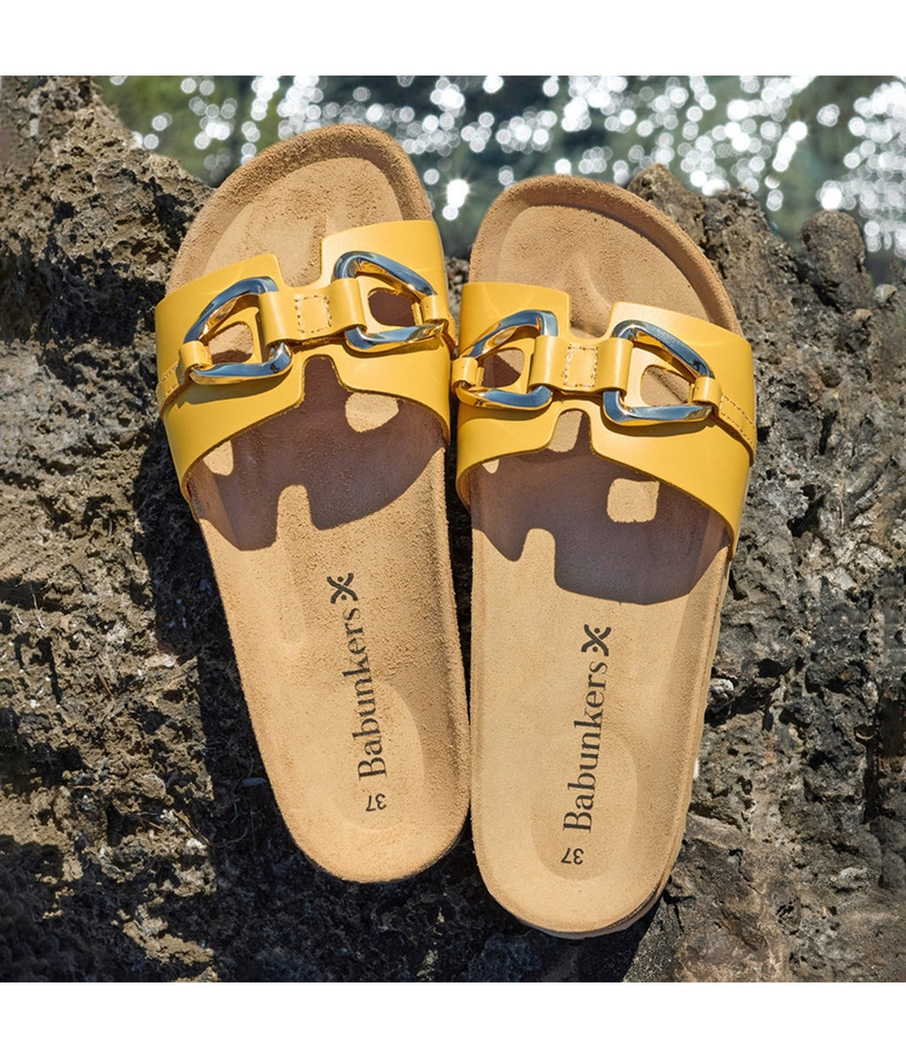 Sandales Jaune - Femme